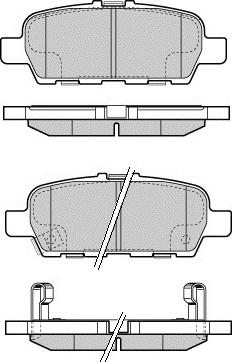 E.T.F. 12-1692 - Гальмівні колодки, дискові гальма autocars.com.ua