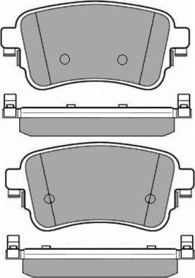 E.T.F. 12-1700 - Гальмівні колодки, дискові гальма autocars.com.ua