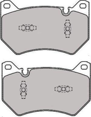 Brembo P85177N - Гальмівні колодки, дискові гальма autocars.com.ua