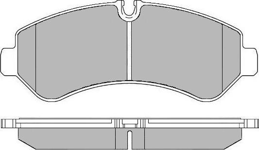 E.T.F. 12-1755 - Тормозные колодки, дисковые, комплект avtokuzovplus.com.ua