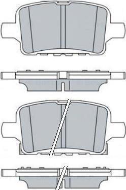 RHIAG 10548377 - Гальмівні колодки, дискові гальма autocars.com.ua