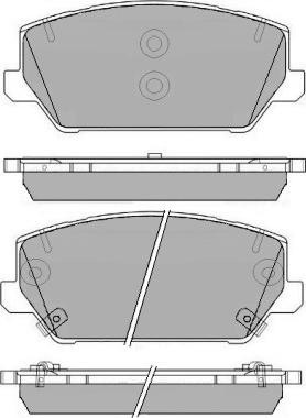 E.T.F. 12-1775 - Гальмівні колодки, дискові гальма autocars.com.ua