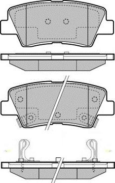 E.T.F. 12-1780 - Гальмівні колодки, дискові гальма autocars.com.ua