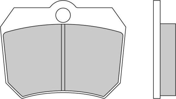 E.T.F. 12-5223 - Тормозные колодки, дисковые, комплект avtokuzovplus.com.ua