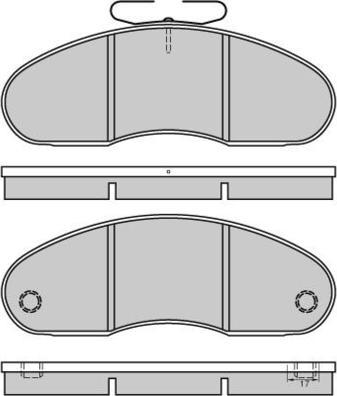 E.T.F. 12-5224 - Тормозные колодки, дисковые, комплект autodnr.net