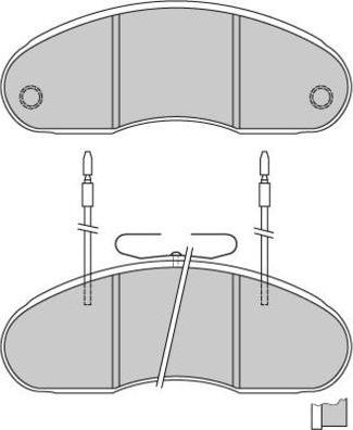 E.T.F. 12-5242 - Тормозные колодки, дисковые, комплект avtokuzovplus.com.ua