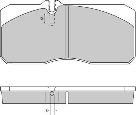 E.T.F. 12-5267 - Тормозные колодки, дисковые, комплект avtokuzovplus.com.ua