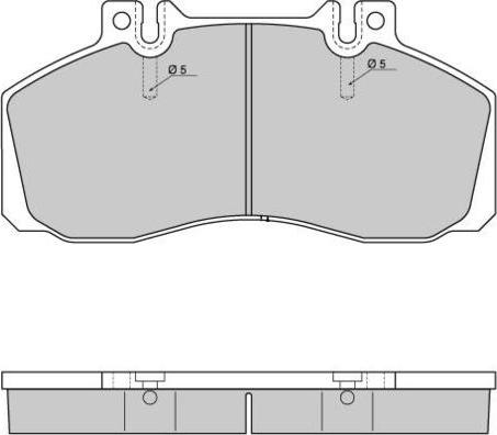 Roadhouse 2245.12 - Тормозные колодки, дисковые, комплект avtokuzovplus.com.ua