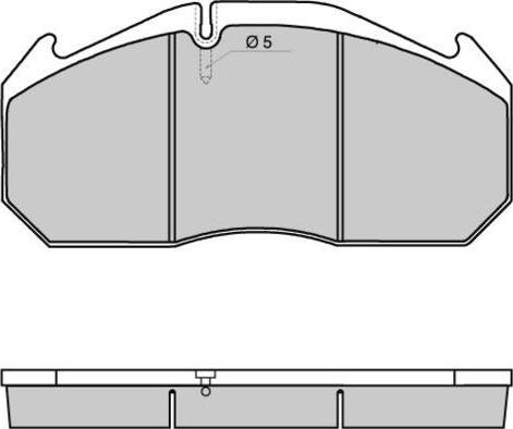 E.T.F. 12-5290 - Гальмівні колодки, дискові гальма autocars.com.ua