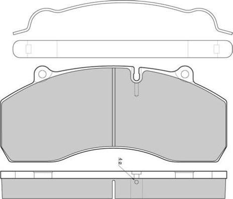 GRANTEX PAS-553 - Гальмівні колодки, дискові гальма autocars.com.ua