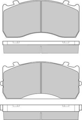 Winnard WP1277 - Гальмівні колодки, дискові гальма autocars.com.ua