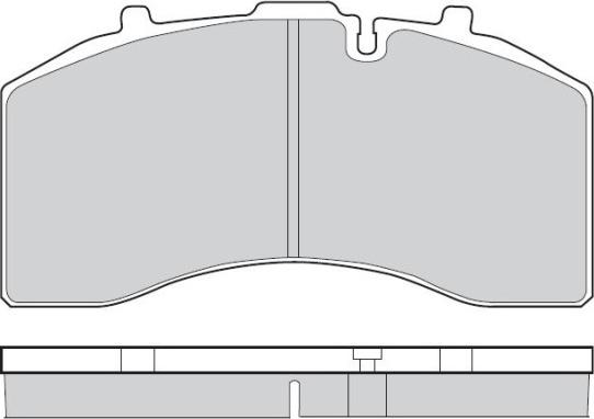 E.T.F. 12-5330 - Тормозные колодки, дисковые, комплект avtokuzovplus.com.ua