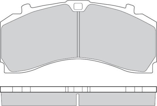 TRW Engine Component GDB5111 - Гальмівні колодки, дискові гальма autocars.com.ua