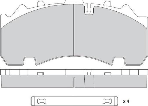 E.T.F. 12-5337 - Гальмівні колодки, дискові гальма autocars.com.ua