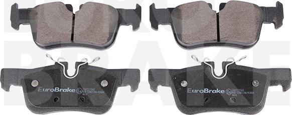 Eurobrake 5502221568 - Гальмівні колодки, дискові гальма autocars.com.ua