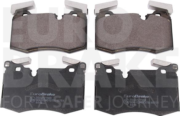 Eurobrake 5502221569 - Гальмівні колодки, дискові гальма autocars.com.ua