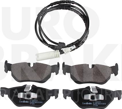 Eurobrake 5502221577 - Гальмівні колодки, дискові гальма autocars.com.ua