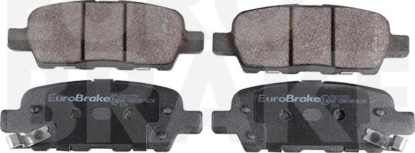 Eurobrake 5502222257 - Тормозные колодки, дисковые, комплект autodnr.net