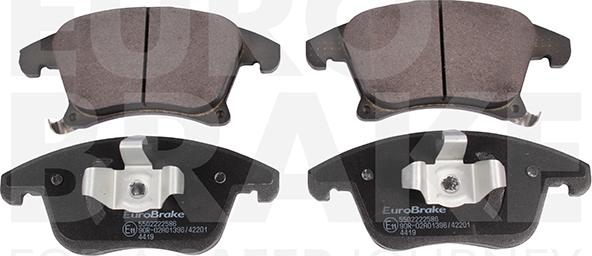 Eurobrake 5502222586 - Гальмівні колодки, дискові гальма autocars.com.ua