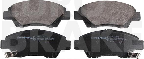 Eurobrake 5502222648 - Гальмівні колодки, дискові гальма autocars.com.ua