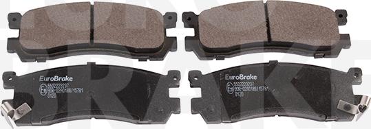 Eurobrake 5502223237 - Гальмівні колодки, дискові гальма autocars.com.ua