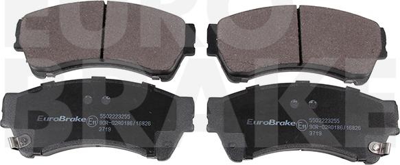 Eurobrake 5502223255 - Тормозные колодки, дисковые, комплект autodnr.net
