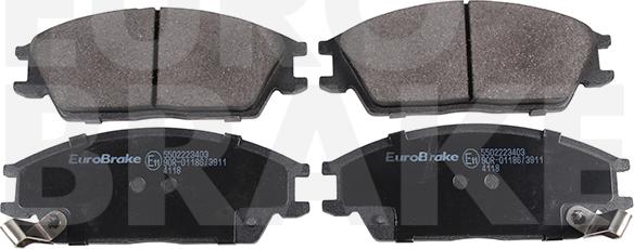 Eurobrake 5502223403 - Гальмівні колодки, дискові гальма autocars.com.ua