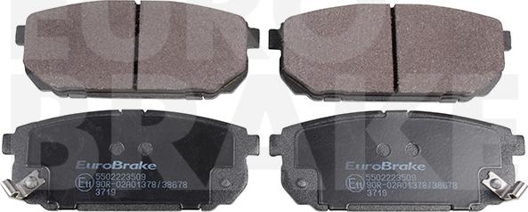 Eurobrake 5502223509 - Гальмівні колодки, дискові гальма autocars.com.ua