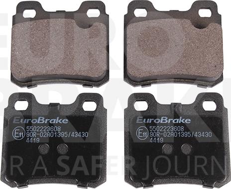 Eurobrake 5502223608 - Гальмівні колодки, дискові гальма autocars.com.ua