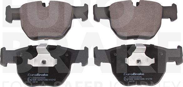 Eurobrake 5502224025 - Гальмівні колодки, дискові гальма autocars.com.ua