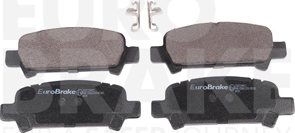 Eurobrake 5502224411 - Гальмівні колодки, дискові гальма autocars.com.ua