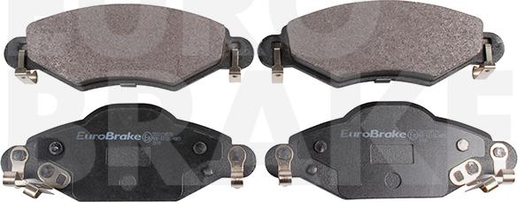 Eurobrake 5502224570 - Гальмівні колодки, дискові гальма autocars.com.ua