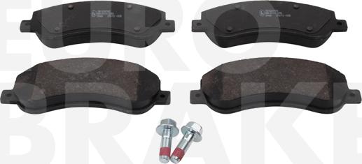 Eurobrake 55022247105 - Гальмівні колодки, дискові гальма autocars.com.ua