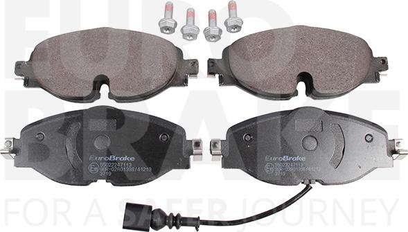 Eurobrake 55022247113 - Тормозные колодки, дисковые, комплект autodnr.net