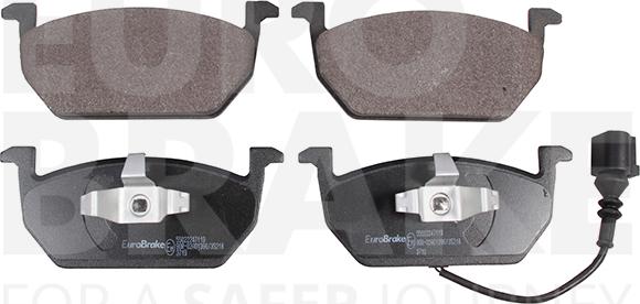 Eurobrake 55022247119 - Тормозные колодки, дисковые, комплект autodnr.net