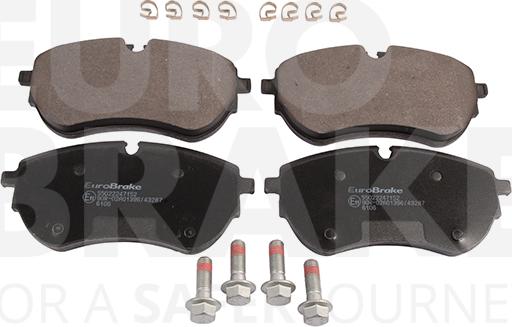 Eurobrake 55022247152 - Гальмівні колодки, дискові гальма autocars.com.ua