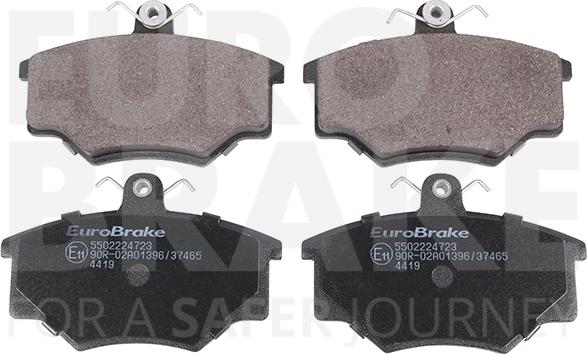 Eurobrake 5502224723 - Гальмівні колодки, дискові гальма autocars.com.ua