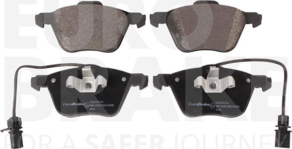 Eurobrake 5502224754 - Гальмівні колодки, дискові гальма autocars.com.ua