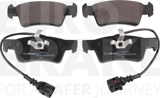 Eurobrake 5502224767 - Гальмівні колодки, дискові гальма autocars.com.ua