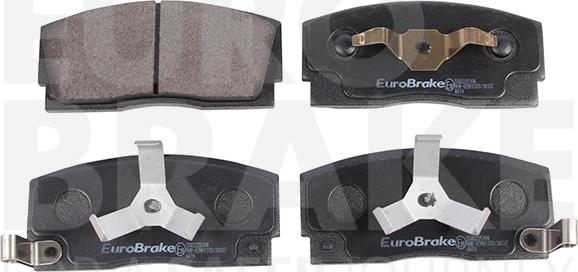 Eurobrake 5502225104 - Тормозные колодки, дисковые, комплект autodnr.net