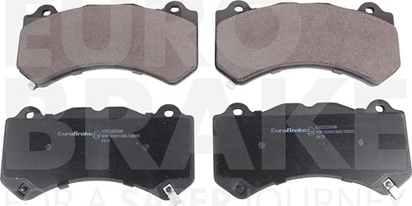 Eurobrake 5502229338 - Гальмівні колодки, дискові гальма autocars.com.ua