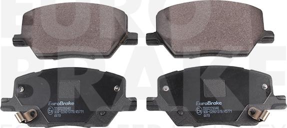 Eurobrake 5502229340 - Гальмівні колодки, дискові гальма autocars.com.ua