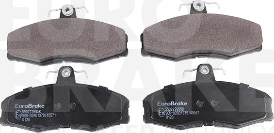 Eurobrake 5502229958 - Тормозные колодки, дисковые, комплект autodnr.net