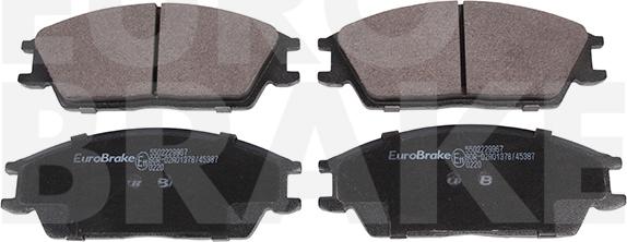 Eurobrake 5502229967 - Гальмівні колодки, дискові гальма autocars.com.ua