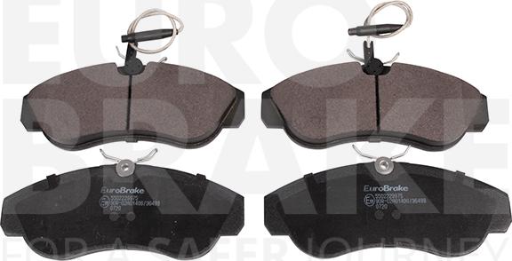 Eurobrake 5502229975 - Гальмівні колодки, дискові гальма autocars.com.ua