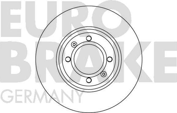 Eurobrake 5815201008 - Гальмівний диск autocars.com.ua