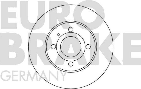 Eurobrake 5815201011 - Гальмівний диск autocars.com.ua