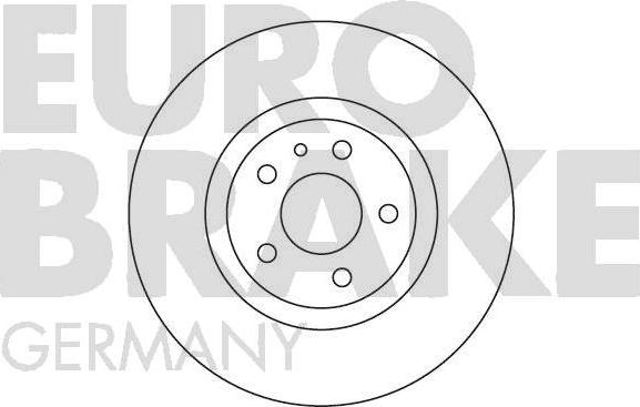 Eurobrake 5815201014 - Гальмівний диск autocars.com.ua