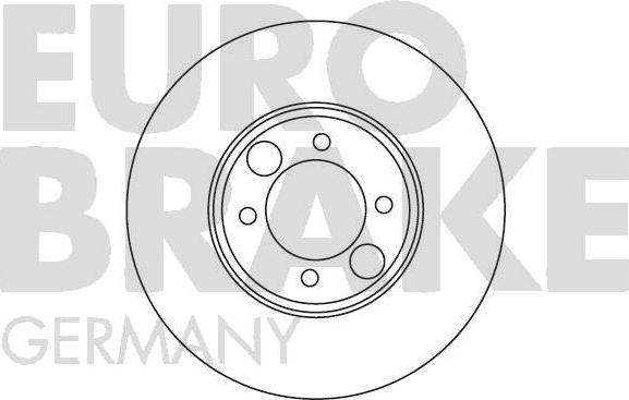 Eurobrake 5815201216 - Гальмівний диск autocars.com.ua