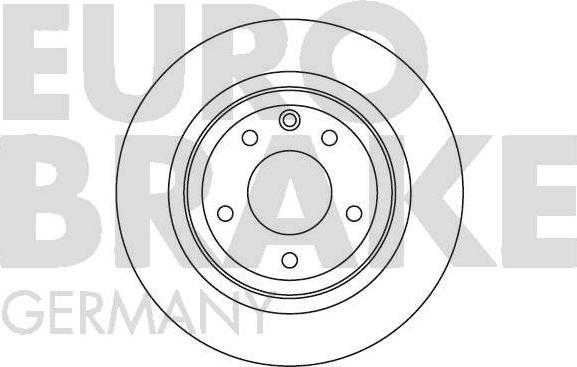 Eurobrake 5815201221 - Гальмівний диск autocars.com.ua